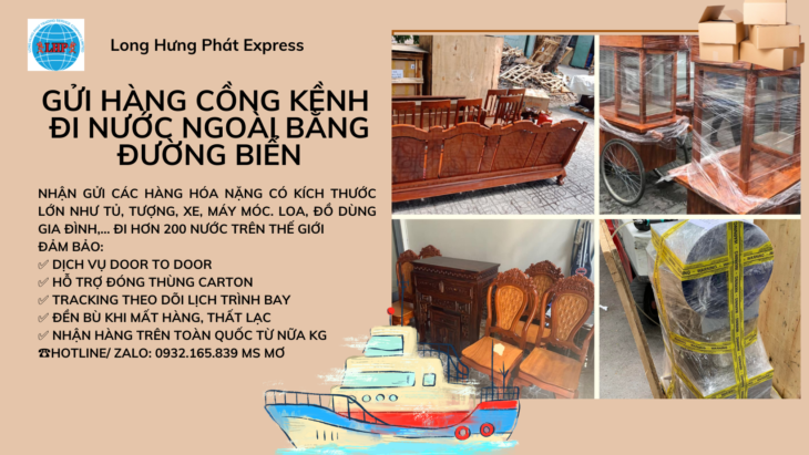 Gửi hàng hóa đi nước ngoài giá rẻ bằng đường biển Gửi hàng hóa đi nước ngoài giá rẻ bằng đường biển