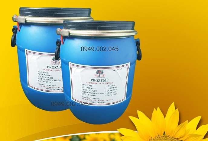 Prozyme – Enzyme Ấn Độ giúp cắt tảo, xử lý nhớt bám bạt ao nuôi