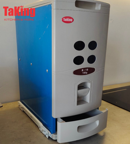 Thùng gạo âm tủ có ray TaKing