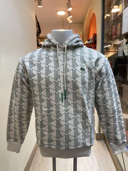 Áo Hoodie Kem Họa Tiết Xanh Lá #Lacoste – New – SH2753 51 PT2 – PB04