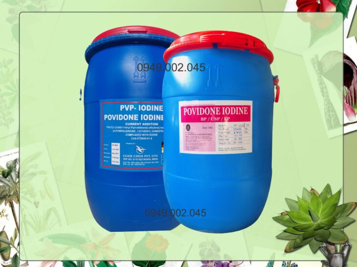 PVP Iodine – Diệt khuẩn, sát trùng dụng cụ ao nuôi thủy sản