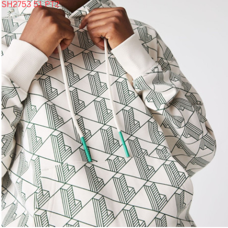 Áo Hoodie Kem Họa Tiết Xanh Lá #Lacoste – New – SH2753 51 PT2 – PB04