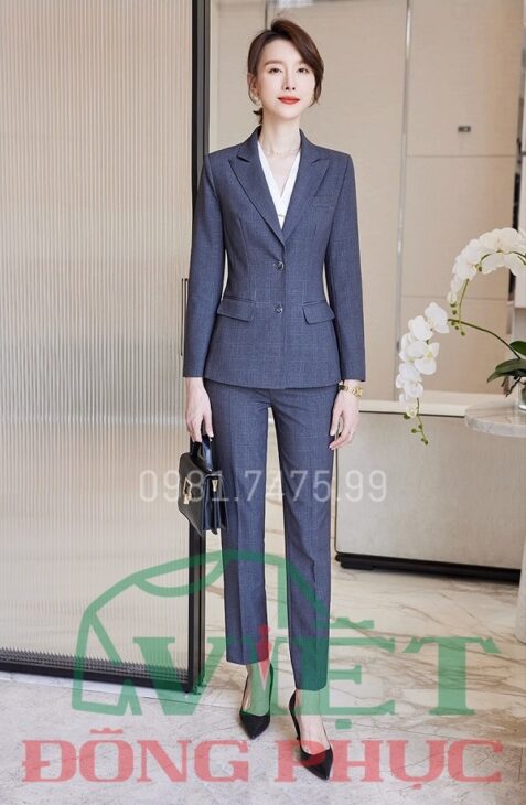 Đồ bộ vest nữ công sở cao cấp, chất lượng, chuyên nghiệp