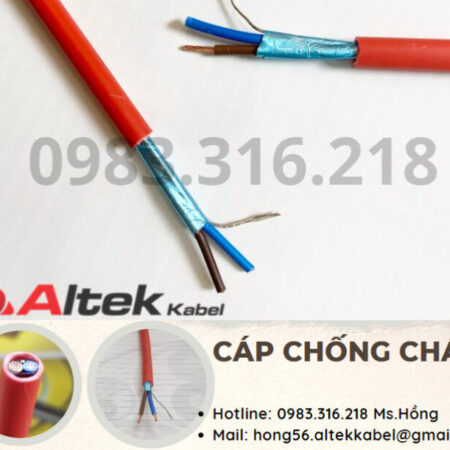 Cáp chống cháy chống nhiễu 2×1.5mm2 Altek Kabel Cáp chống cháy chống nhiễu 2×1.5mm2 Altek Kabel