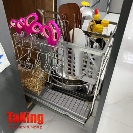 Kệ dao thớt đa năng TaKing, thiết kế gọn gàng, tinh tế