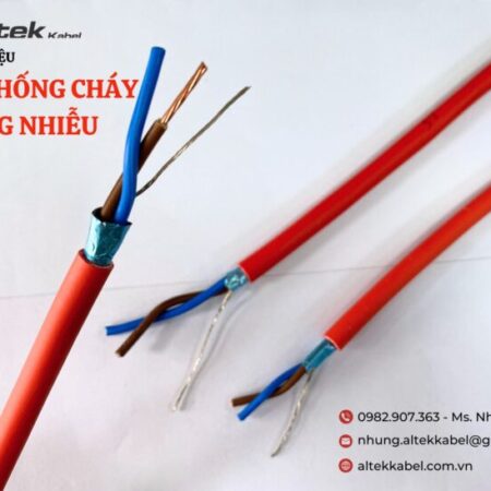 Cáp chống cháy chống nhiễu cháy chậm trong nhiệt độ cao