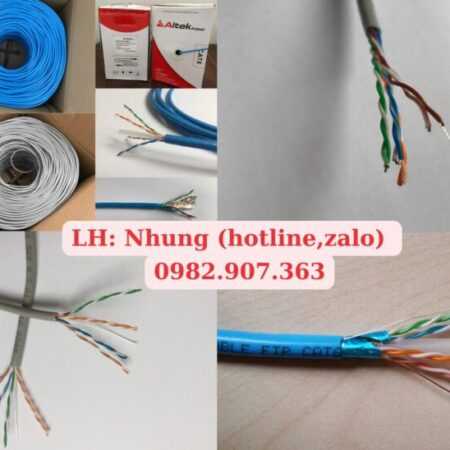 Cáp mạng cat 5E 24AWG 8 lõi vặn xoắn Cáp mạng cat 5E 24AWG 8 lõi vặn xoắn