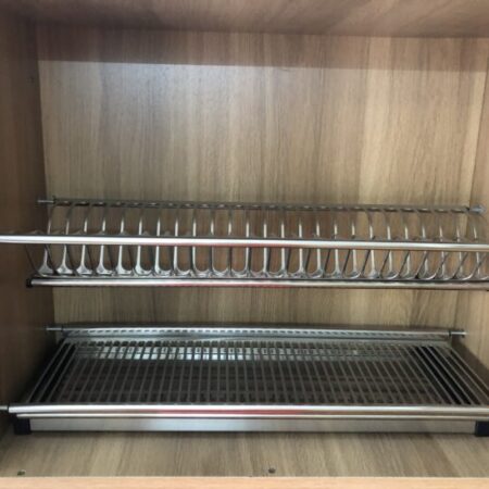 Kệ bát đĩa cố định chữ V 2 tầng hiện đại TaKing, tinh tế Kệ bát đĩa cố định chữ V 2 tầng hiện đại TaKing, tinh tế