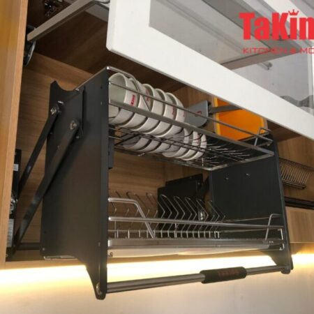 Kệ Bát Đĩa Nâng Hạ Nan OVAL Độc Đáo TaKing, Thẩm Mỹ, Tinh Tế, Sang Trọng