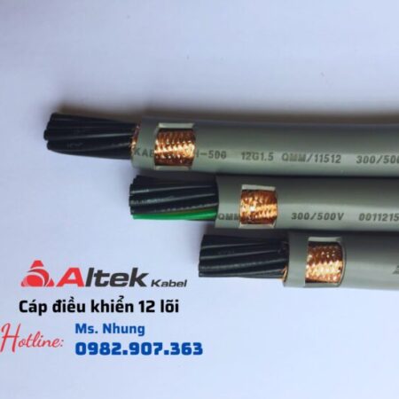 Phân phối độc quyển cáp điều khiển 12 lõi Altek Kabel tiêu chuẩn châu âu
