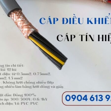Dây điện 12 lõi, cáp điều khiển 12×0.5mm chống nhiễu /HÀNG SẴN KHO Dây điện 12 lõi, cáp điều khiển 12×0.5mm chống nhiễu /HÀNG SẴN KHO