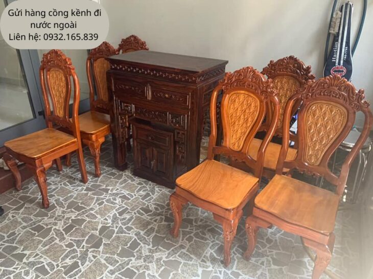 Nơi nhận gửi bộ bàn ghế đi Canada tại Đà Nẵng