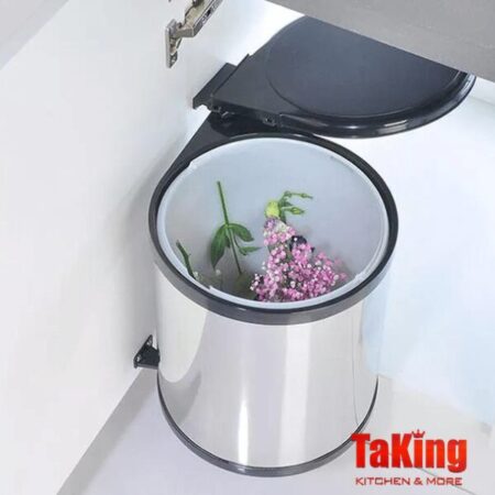 Thùng đựng rác đơn gắn cánh, chất liệu nhựa ABS không độc hại TaKing