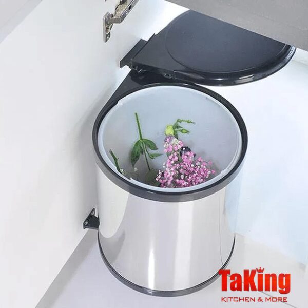 Thùng đựng rác đơn gắn cánh, chất liệu nhựa ABS không độc hại TaKing