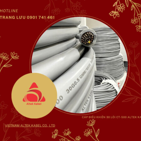 Cáp tín hiệu 30 lõi CT-500 Altek Kabel