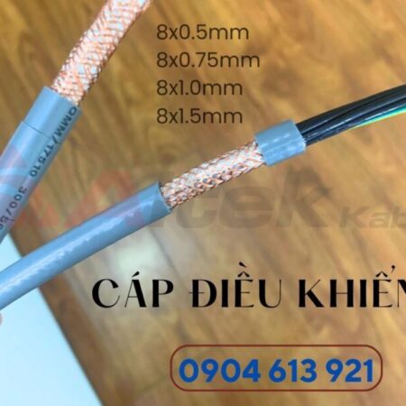 Dây điện 8 lõi, cáp tín hiệu chống nhiễu 8×0.5/8×0.75/8×1.0/8×1.5mm Dây điện 8 lõi, cáp tín hiệu chống nhiễu 8×0.5/8×0.75/8×1.0/8×1.5mm