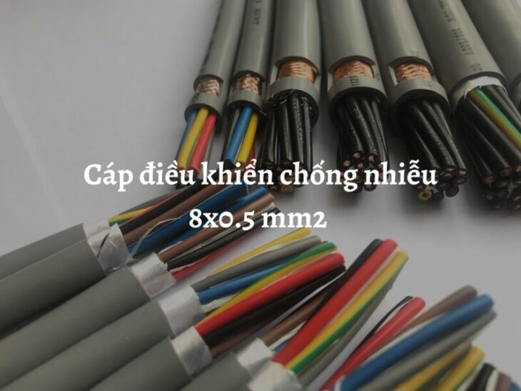 Cáp điều khiển 8×0.5 chống nhiễu Altek Kabel