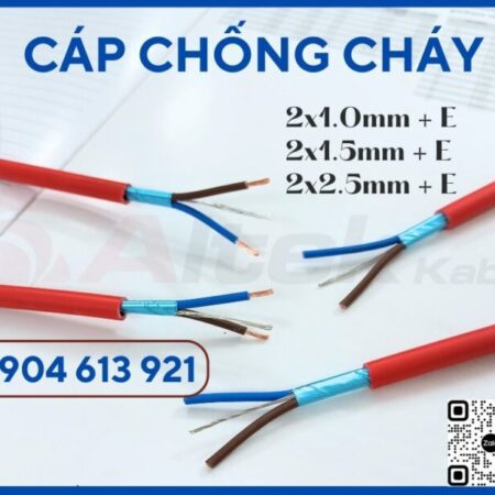 Cáp báo cháy 2×1.5mm2 chống cháy chống nhiễu / FR Cable Altek kabel