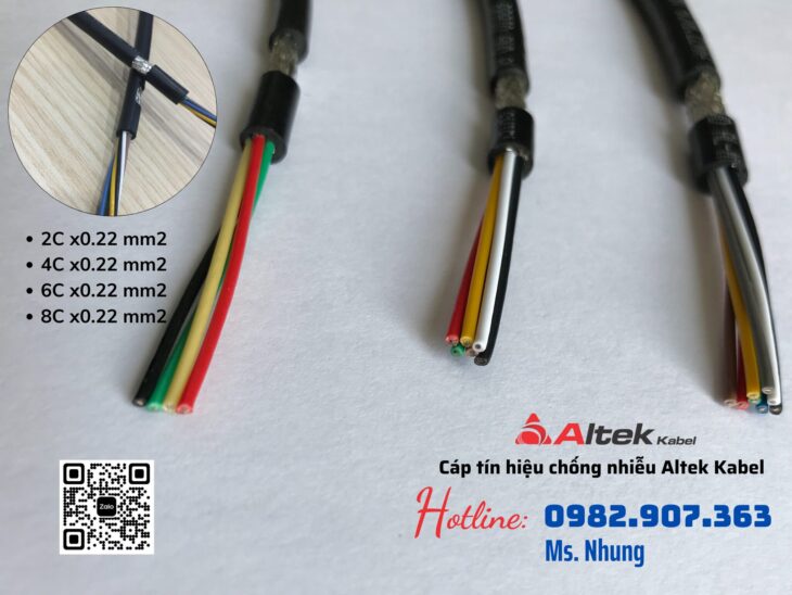 Cáp tín hiệu chống nhiễu, cáp tín hiệu âm thanh Altek Kabel