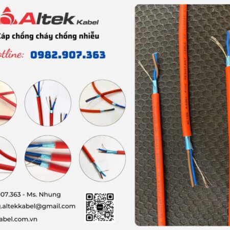 Cáp chống cháy chống nhiễu Altek Kabel truyền tín hiệu, phân phối độc quyền Cáp chống cháy chống nhiễu Altek Kabel truyền tín hiệu, phân phối độc quyền