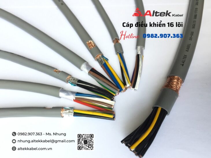 Cáp điều khiển 16 lõi Altek Kabel sẵn hàng sỉ lẻ toàn quốc