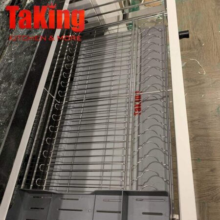 Kệ xoong nồi nan dẹt SUS 304 cao cấp, thiết kế hiện đại, tinh tế TaKing