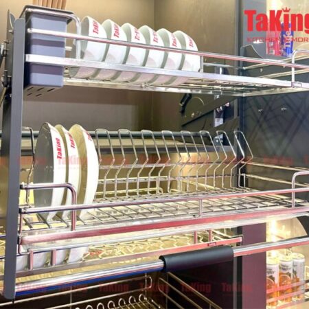 Kệ bát đĩa nâng hạ OVAL độc đáo, hiện đại, sang trọng, thẩm mỹ TaKing Kệ bát đĩa nâng hạ OVAL độc đáo, hiện đại, sang trọng, thẩm mỹ TaKing