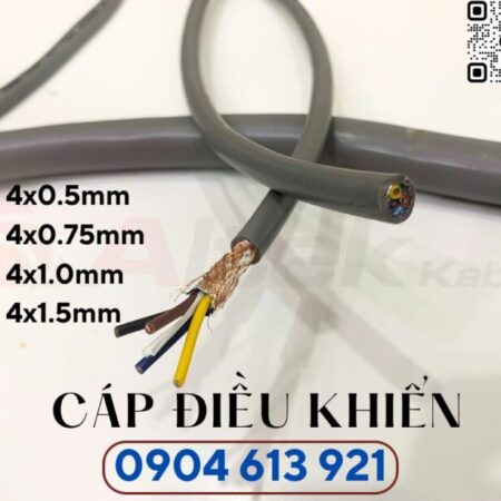 Cáp tín hiệu chống nhiễu 4 lõi 0.5/0.75/1.0/1.5mm Altek Kabel