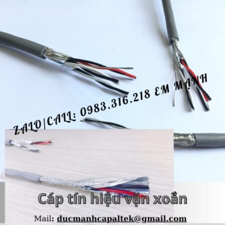Cáp tín hiệu vặn xoắn Cáp tín hiệu vặn xoắn