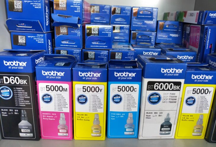 Báo giá hộp mực máy in phun màu Brother T300 /T310W /T500/T510W chính hãng