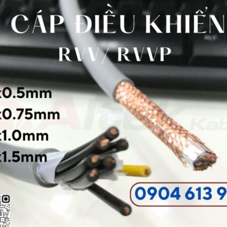 Cáp điều khiển tín hiệu 8 lõi 1.0mm chống nhiễu Đà nẵng