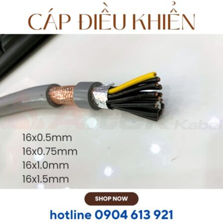 Cáp tín hiệu chống nhiễu 16 lõi 0.5/0.75/1.0/1.5mm Altek Kabel Cáp tín hiệu chống nhiễu 16 lõi 0.5/0.75/1.0/1.5mm Altek Kabel