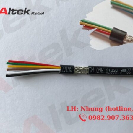 Cáp tín hiệu chống nhiễu vỏ đen đồng si bạc