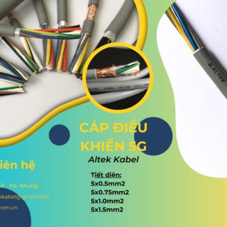 Cáp điều khiển 5 core Altek Kabel đồng mềm