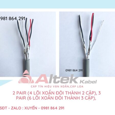 Dây cáp điện điều khiển 1Pair, 2Pair, 3Pair giá tốt Altek Kabel Dây cáp điện điều khiển 1Pair, 2Pair, 3Pair giá tốt Altek Kabel
