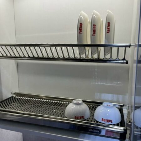 Kệ bát đĩa cố định chữ V 2 tầng hiện đại, thẩm mỹ TaKing Kệ bát đĩa cố định chữ V 2 tầng hiện đại, thẩm mỹ TaKing