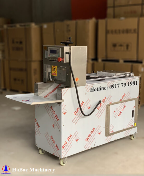 Máy thái thịt đông lạnh 2 cuộn