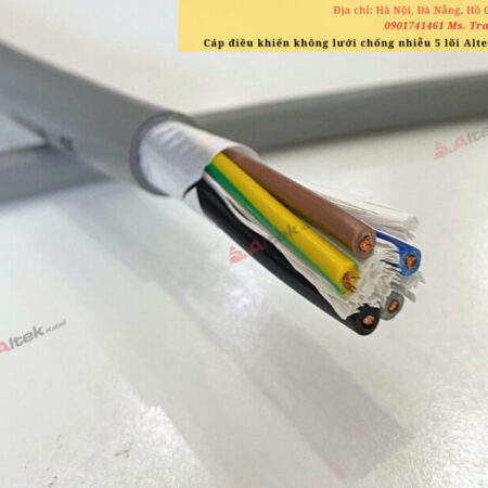Cáp điều khiển không lưới chống nhiễu 5 lõi Altek Kabel