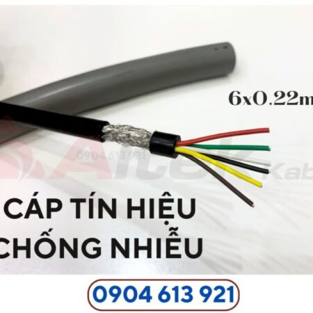 Cáp tín hiệu chống nhiễu 6×0.22mm Đà Nẵng Cáp tín hiệu chống nhiễu 6×0.22mm Đà Nẵng