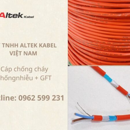 Cáp chống cháy, Cáp chậm cháy, Cáp chịu nhiệt 2 Core + GFT Cáp chống cháy, Cáp chậm cháy, Cáp chịu nhiệt 2 Core + GFT