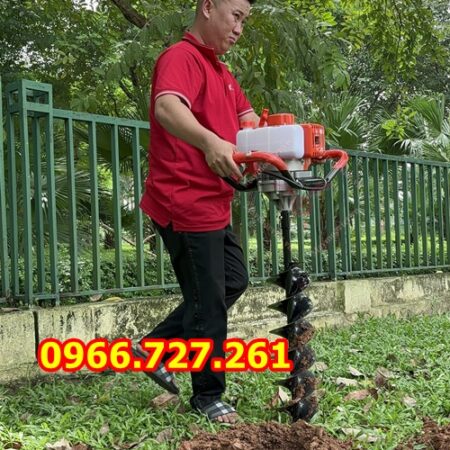 Máy khoan lỗ đất trồng cây cầm tay Máy khoan lỗ đất trồng cây cầm tay