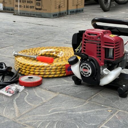 Máy phun thuốc tưới cây chạy xăng 4 thì Turbo TB140 tặng dây 20m