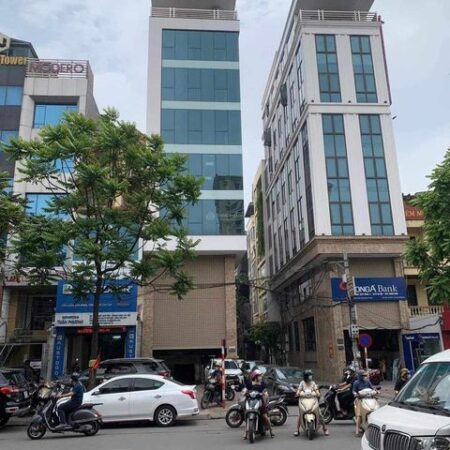 BÁN TOÀ NHÀ VĂN PHÒNG, LÔ GÓC, MẶT PHỐ KHUẤT DUY TIẾN – THANH XUÂN: 152M, 7T, MT: 6M