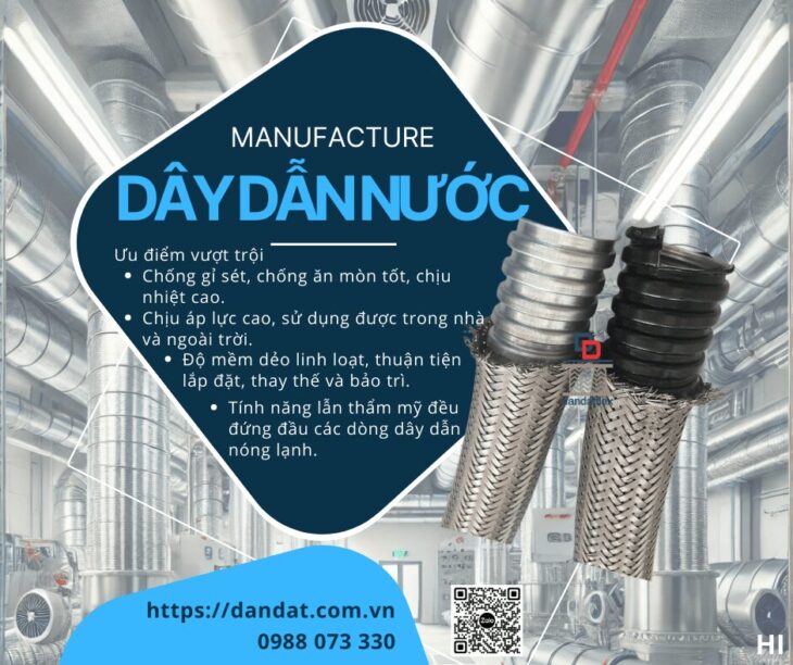 Dây Dẫn Nước Inox| Dây dẫn nước inox chịu nhiệt| Dây dẫn nước chịu nhiệt: Giải Pháp Cho Hệ Thống Cấp