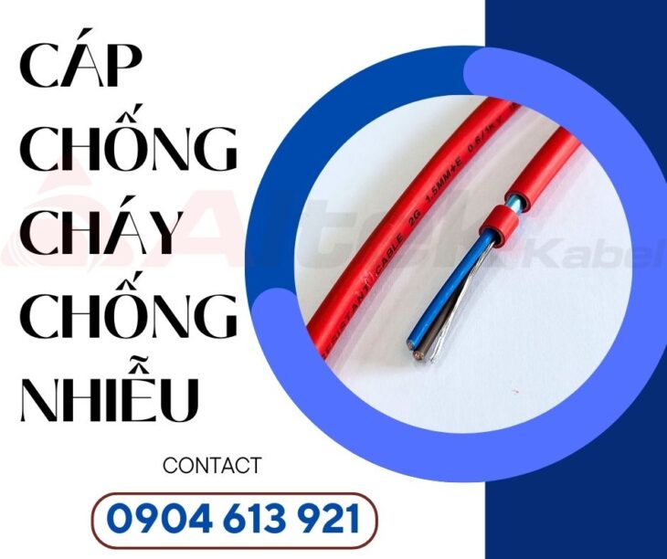 Cáp chống cháy chống nhiễu/ FR Cable Altek Kabel 2x1x16AWG
