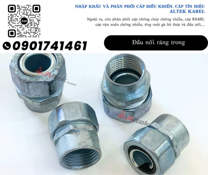 Đầu nối răng ngoài, đầu nối không răng, đầu nối răng trong, khớp nối