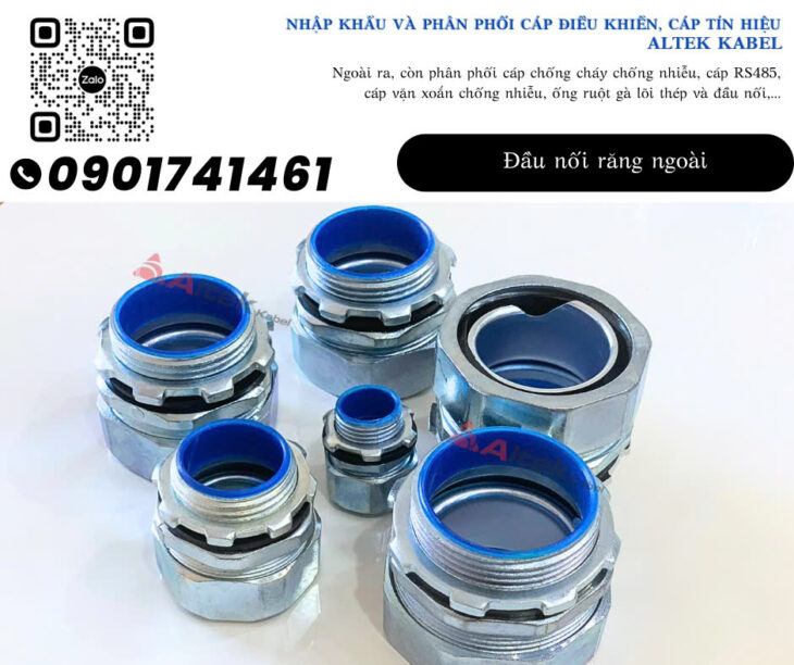 Đầu nối răng ngoài, đầu nối không răng, đầu nối răng trong, khớp nối