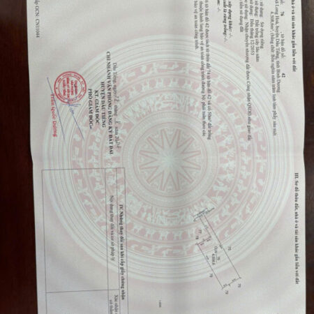 Cần Bán Đất Gấp Tại Xã Long Hòa, Huyện Dầu Tiếng ,Tỉnh Bình Dương Giá 5 Tỷ