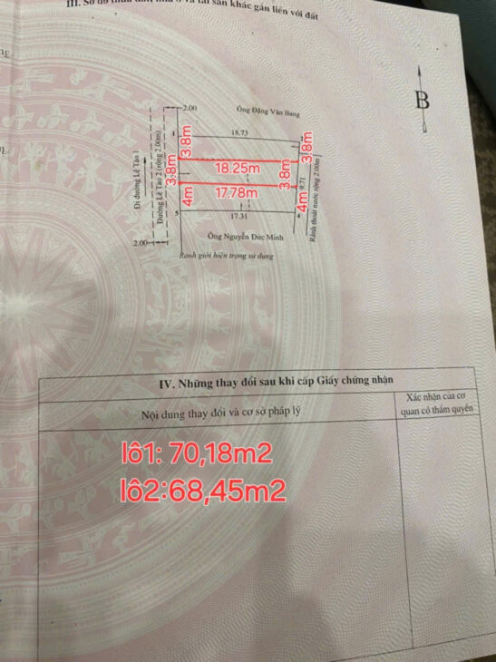 ĐẤT CHÍNH CHỦ – GIÁ TỐT – Vị Trí Đẹp Tại Đường Bạch Mã và Đường Lệ Tảo, Phường Nam Sơn, Quận Kiến