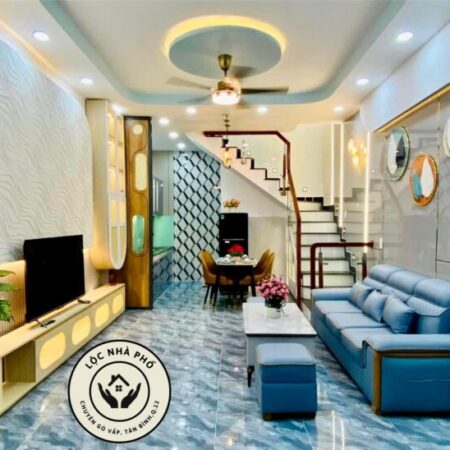 4X10M,BÁN NHÀ PHAN HUY ÍCH, HẺM XE TẢI THÔNG, P12 GÒ VẤP, GIÁ LQ 4 TỶ